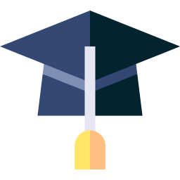 Graduation hat icon