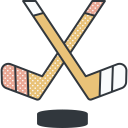 Hockey stick icon