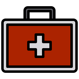 First aid kit icon