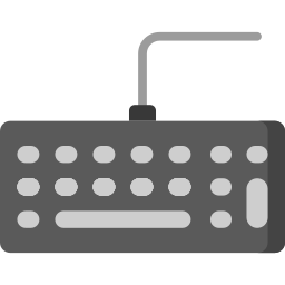 teclado electrónico icono