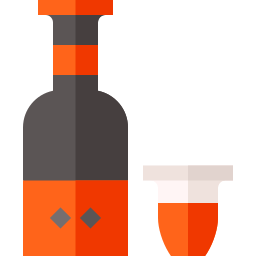 bouteille de vin Icône