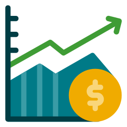 Growth chart icon