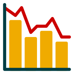 gráfico de barras icono