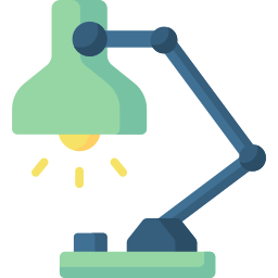 Desk lamp icon