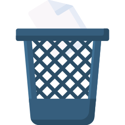 Rubbish bin icon