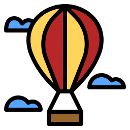 Air balloon icon