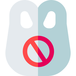 No plastic bags icon
