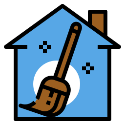 limpieza de la casa icono