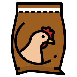 Курица с рисом иконка