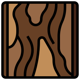 quadro de madeira Ícone
