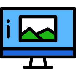 Tv screen icon