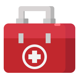 First aid kit icon