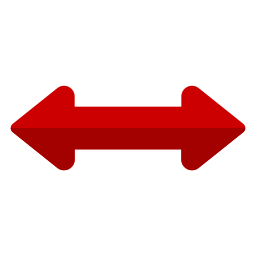 Left and right arrows icon