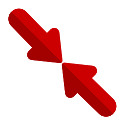 frecce diagonali icona