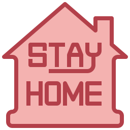 Stay at home icon