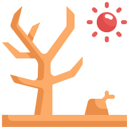 Dry tree icon