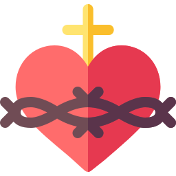 sagrado corazón icono