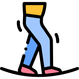 Tightrope walker icon