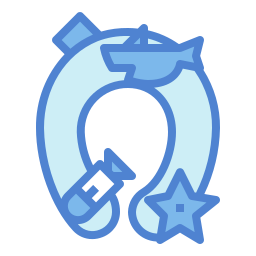 almohada de cuello icono