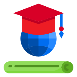 graduación icono