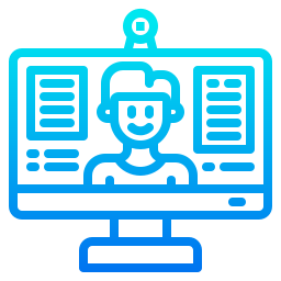 aprendizagem online Ícone