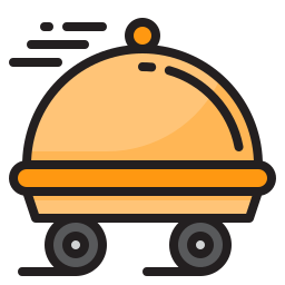 Food delivery icon