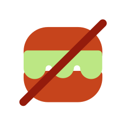 No junk food icon