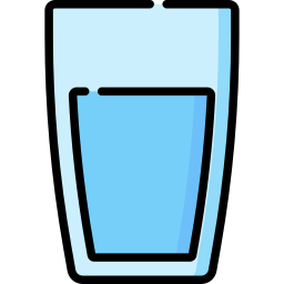 Glass of water icon