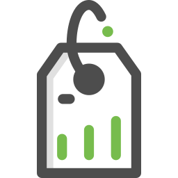 Shopping tag icon