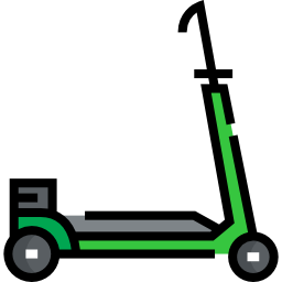 Kick scooter icon