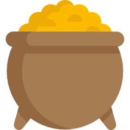 Gold pot icon