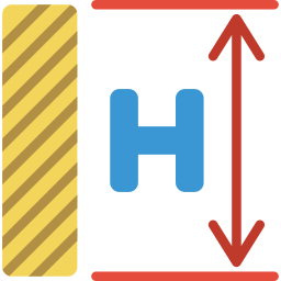 höhe icon