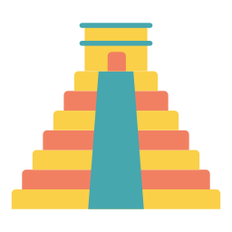 piramida azteków ikona
