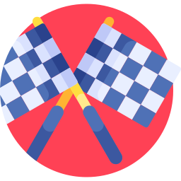 Checkered flag icon