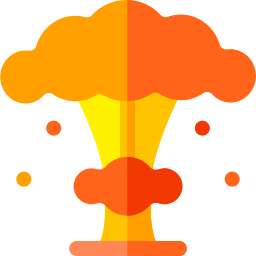 explosion nucléaire Icône