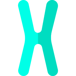 cadena de cromosomas icono