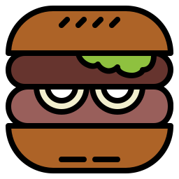 hamburguesa icono