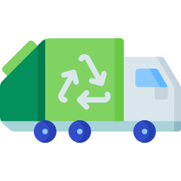 Garbage truck icon