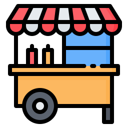 Food cart icon