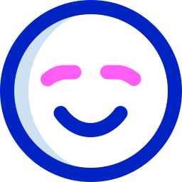 glimlachend icoon