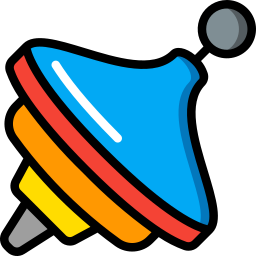 Spinning top icon