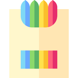 kolor ołówka ikona
