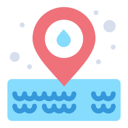mapa de lugar icono