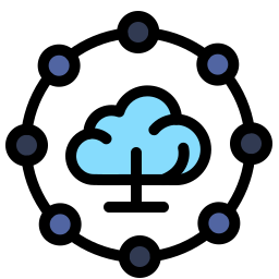 Cloud computing icon