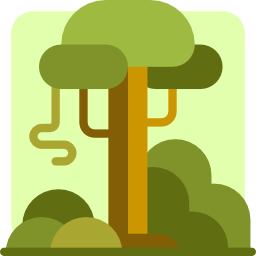 foresta pluviale icona