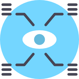 Bionic contact lens icon