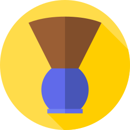 Shaving brush icon