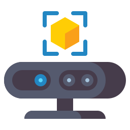 sensor 3d icono