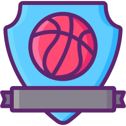 Basketball trophy icon