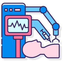 Robotic surgery icon